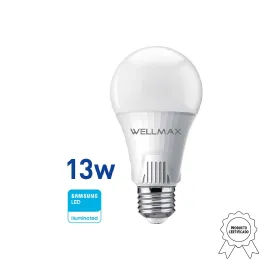 LAMPARA LED 13W ( 115W ) A65 E27 FRIA WELLMAX