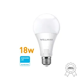 LAMPARA LED 18W ( 150W ) A65 E27 CALIDA WELLMAX