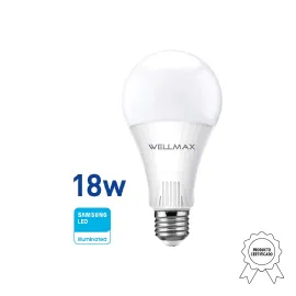 LAMPARA LED 18W ( 150W ) A65 E27 FRIA WELLMAX