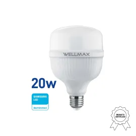 LAMPARA LED 20W ( 165W ) E27 FRIA WELLMAX