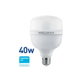 LAMPARA LED 40W ( 330W ) E27 FRIA WELLMAX