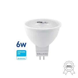 LAMPARA LED DICROICA 6W ( 35W) GU5.3  BIPIN FRIAWELLMAX