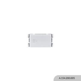 MODULO LLAVE PULSADOR TIMBRE 10AX 250V (A) BCO A154200005
