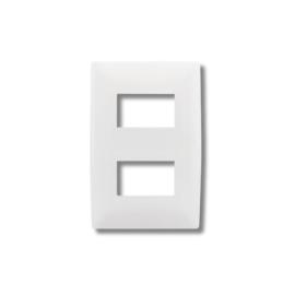 PLAQUETA 2 MOD  (A) BLANCA A154100004