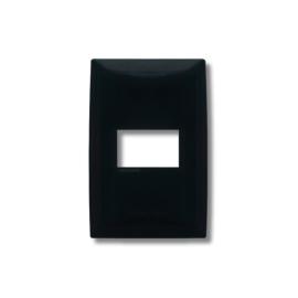 PLAQUETA 1 MODULO NEGRA  A1541000097