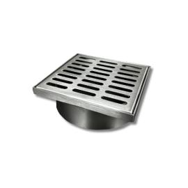 WEB - REJILLA 10X10 ACERO INOX. PLATEADA
